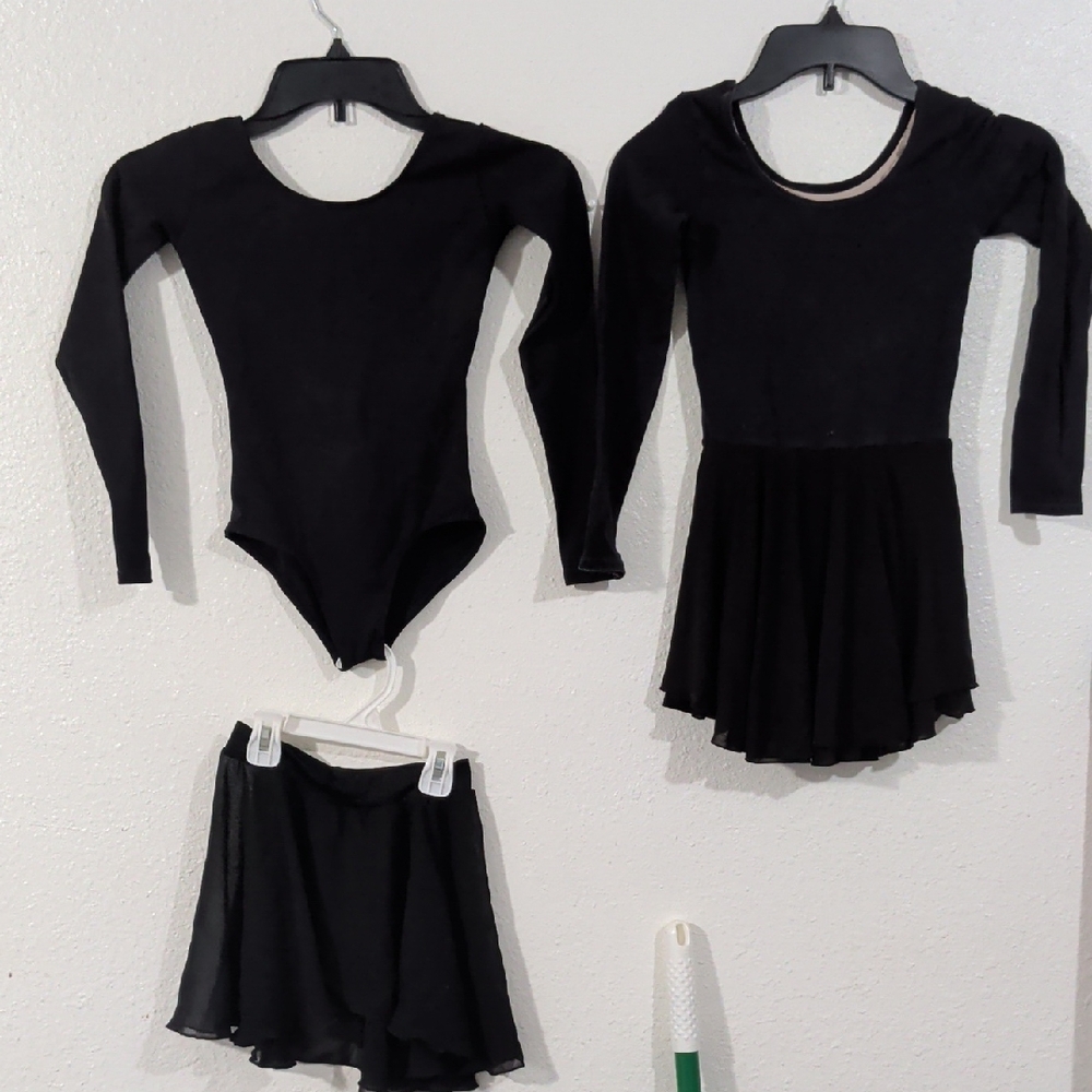 Capezio Black Dance Costume Set